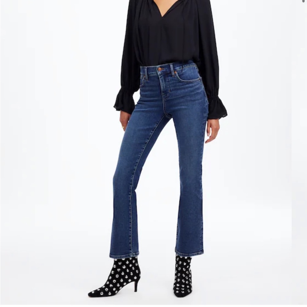 Madewell Kick Out Crop Jeans in Lenoir Wash